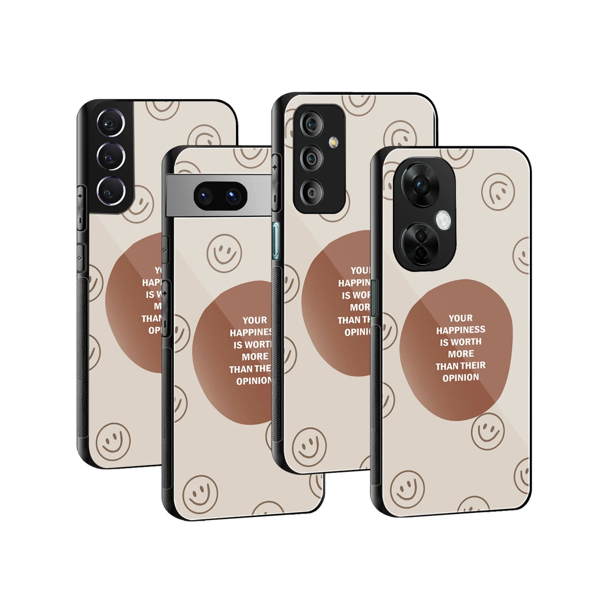 Stylish Glass Back Case for All Smartphones iPhone, Samsung, OnePlus, Pixel, Redmi, Oppo, Vivo, Motorola