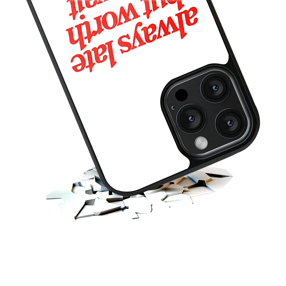 Durable Glass Back Mobile Case for iPhone, Samsung, OnePlus, Google Pixel, Redmi, Vivo, Oppo