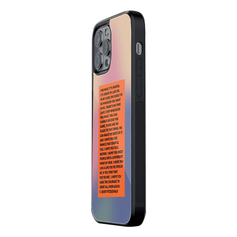 Trendy Glass Back Mobile Case for iPhone, Samsung, Redmi, OnePlus, Google Pixel, Motorola