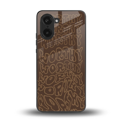 Worthy back phone cover | glass case for oneplus nord ce5 5g