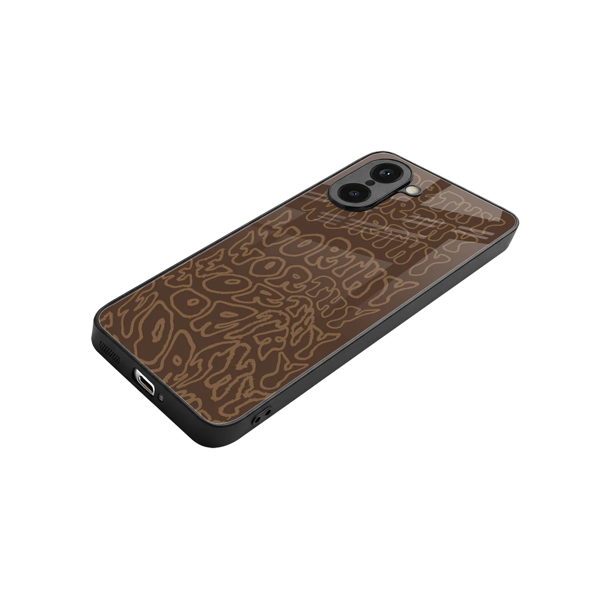 Worthy stylish phone case for oneplus nord ce5 5g | glossy glass and slim fit