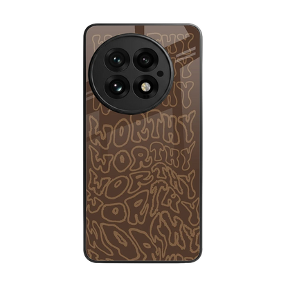 Worthy back phone cover | glass case for oneplus 13