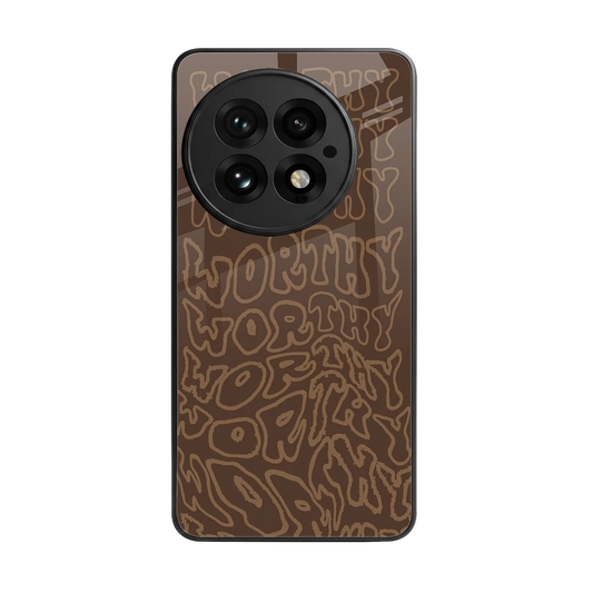 Worthy back phone cover | glass case for oneplus 13