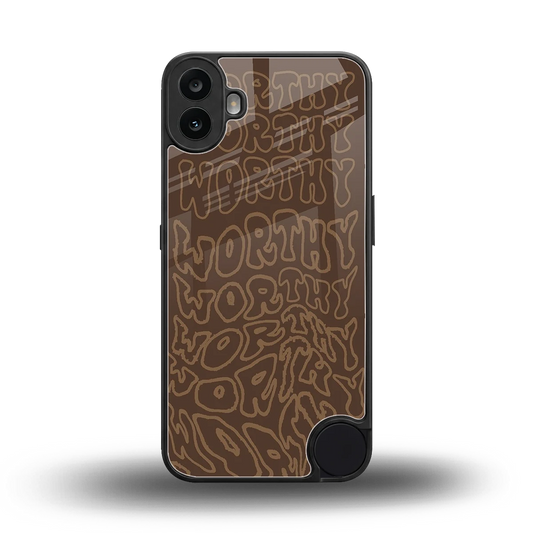 Worthy back phone cover | glass case for cmf nothing phone 1