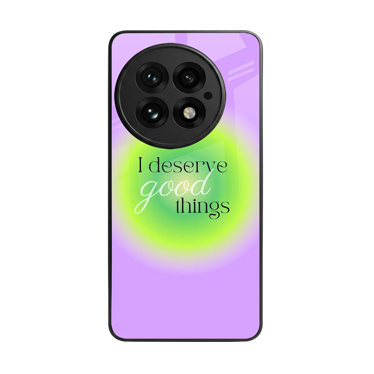 Worthy Glow back phone cover | glass case for oneplus 13