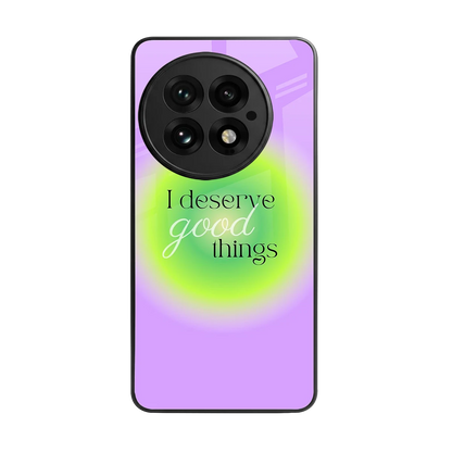Worthy Glow back phone cover | glass case for oneplus 13