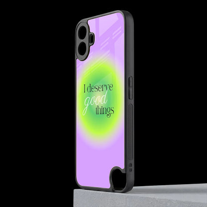 Worthy Glow cmf nothing phone 1 mobile cover | shockproof glass phone case