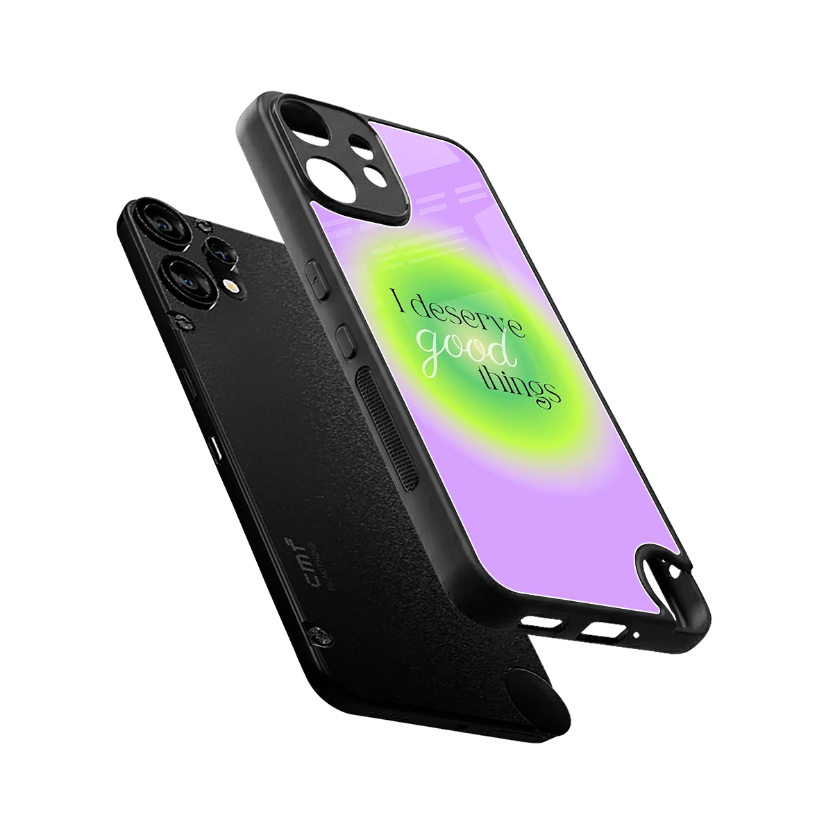 Worthy Glow sleek cmf nothing phone 2 pro cover with tempered glass back and TPU edges