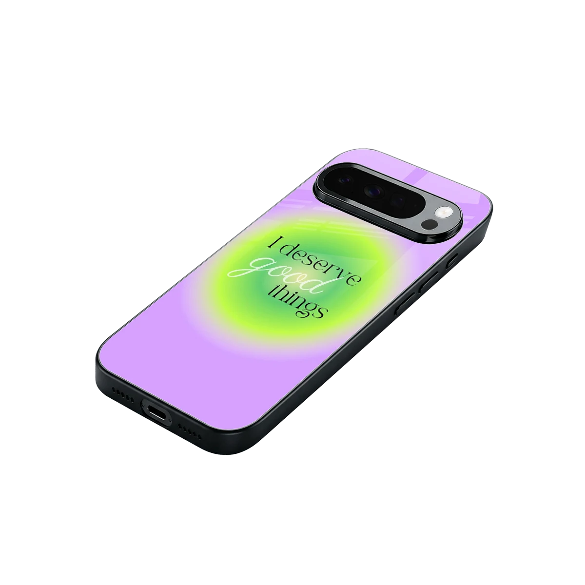Worthy Glow stylish phone case for google pixel 10 pro xl | glossy glass and slim fit