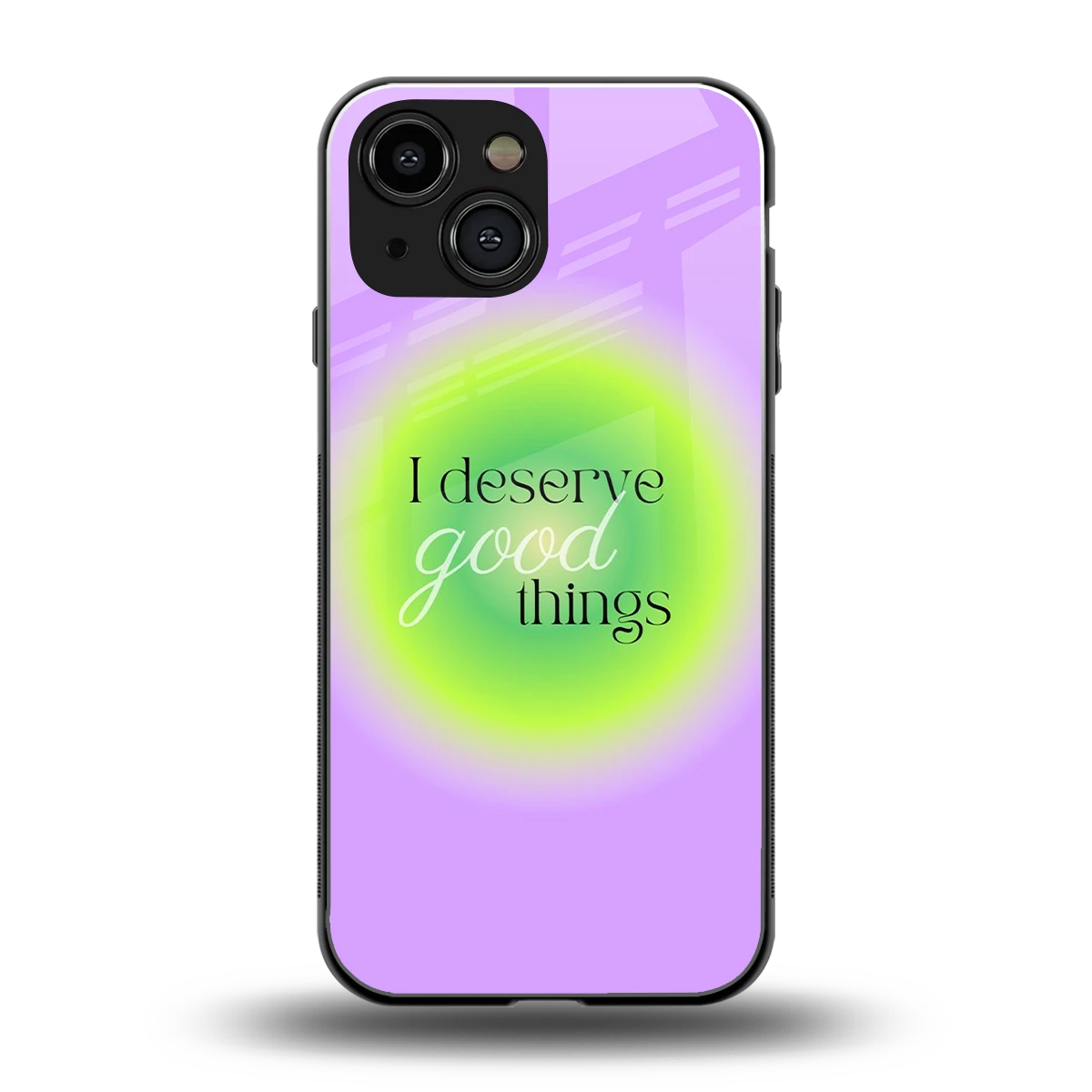 Worthy Glow back phone cover | glass case for iphone 13 mini