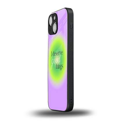 Worthy Glow iphone 13 mini mobile cover | shockproof glass phone case