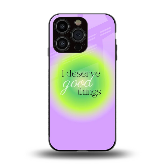 Worthy Glow back phone cover | glass case for iphone 13 pro