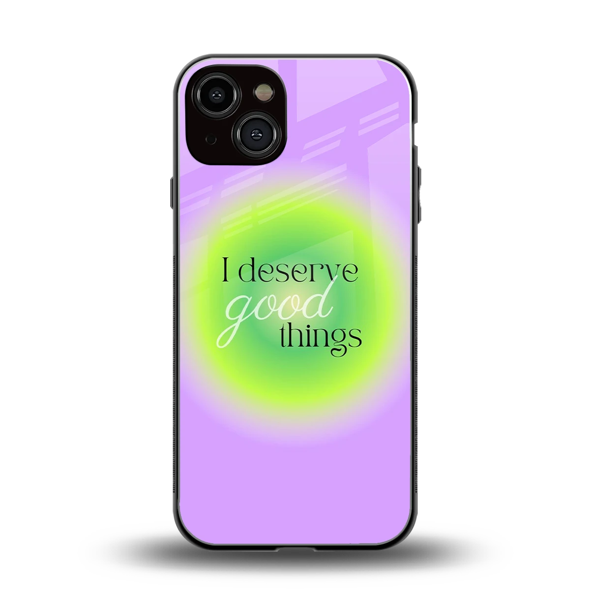 Worthy Glow back phone cover | glass case for iphone 13