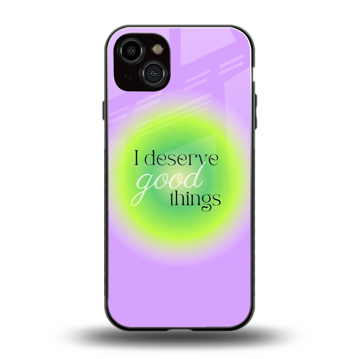 Worthy Glow back phone cover | glass case for iphone 14 plus