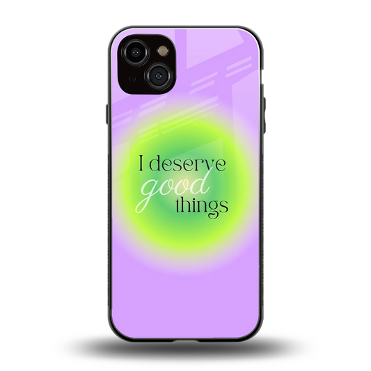 Worthy Glow back phone cover | glass case for iphone 14 plus