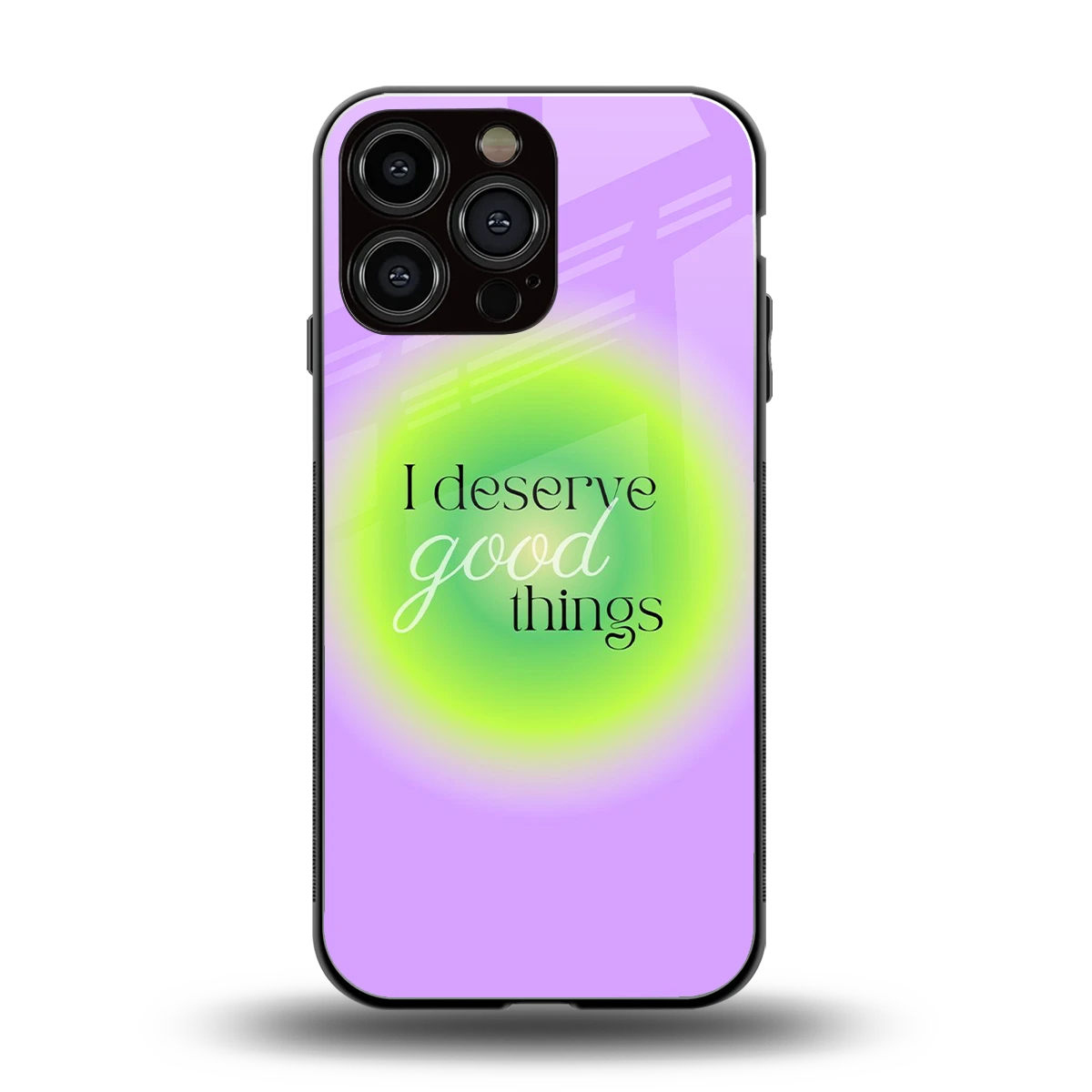Worthy Glow back phone cover | glass case for iphone 15 pro max