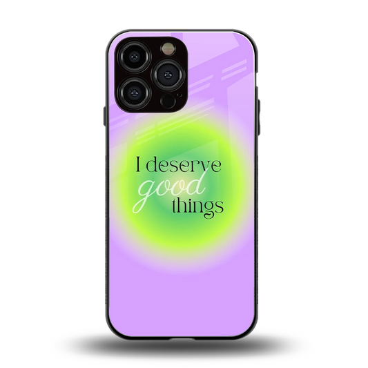 Worthy Glow back phone cover | glass case for iphone 15 pro max