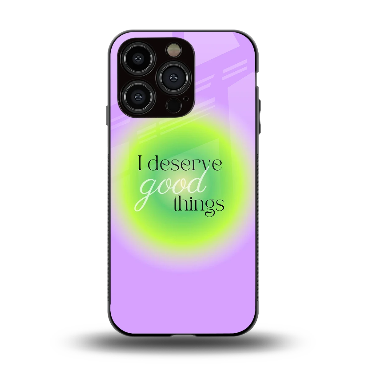 Worthy Glow back phone cover | glass case for iphone 15 pro