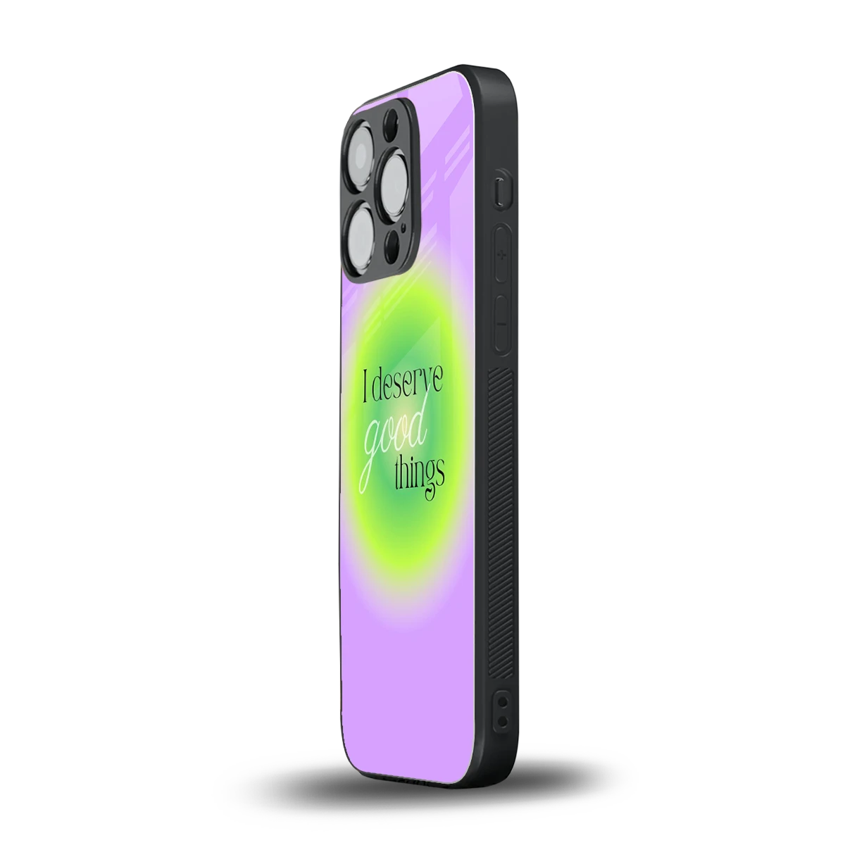 Worthy Glow iphone 15 pro mobile cover | shockproof glass phone case