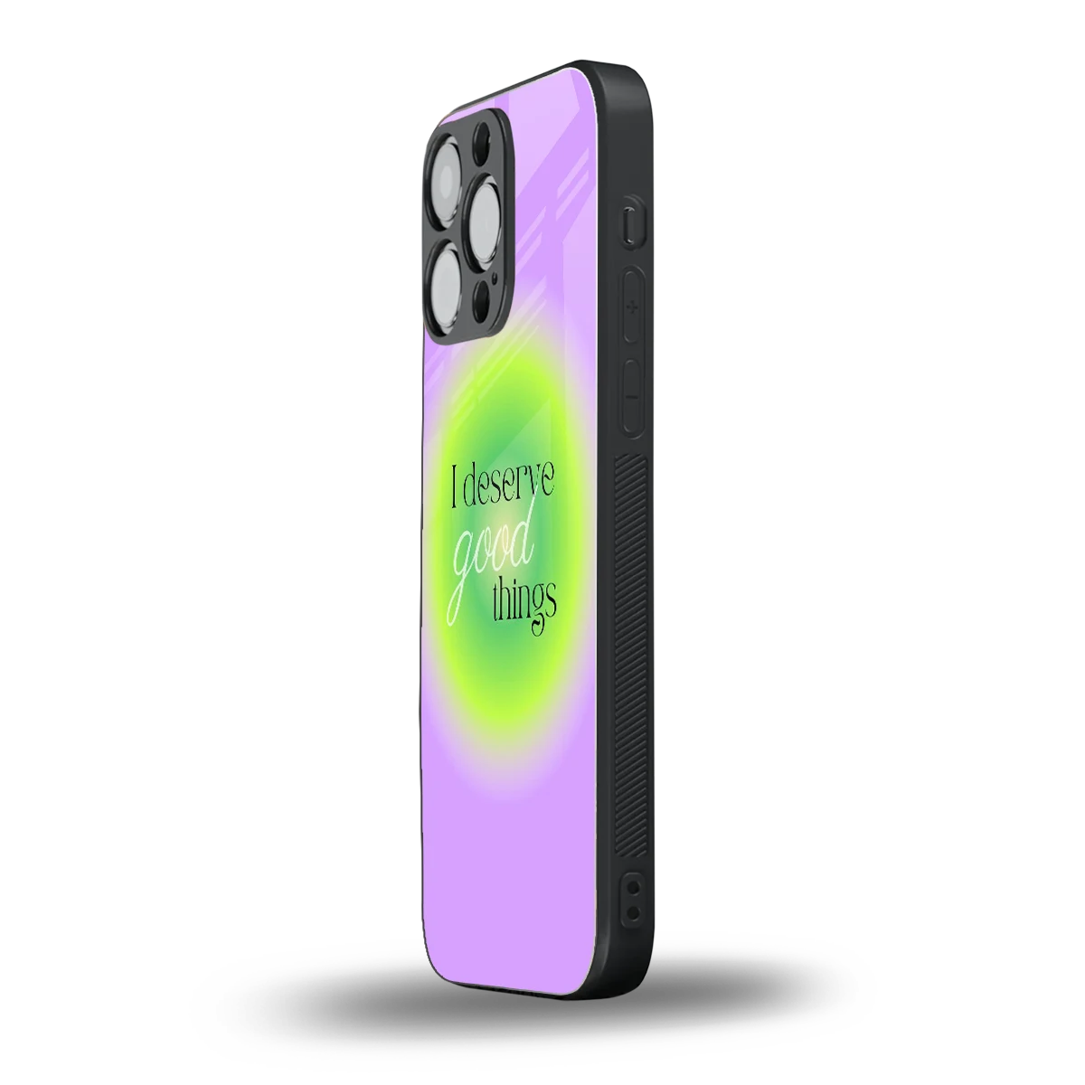 Worthy Glow iphone 16 pro max mobile cover | shockproof glass phone case
