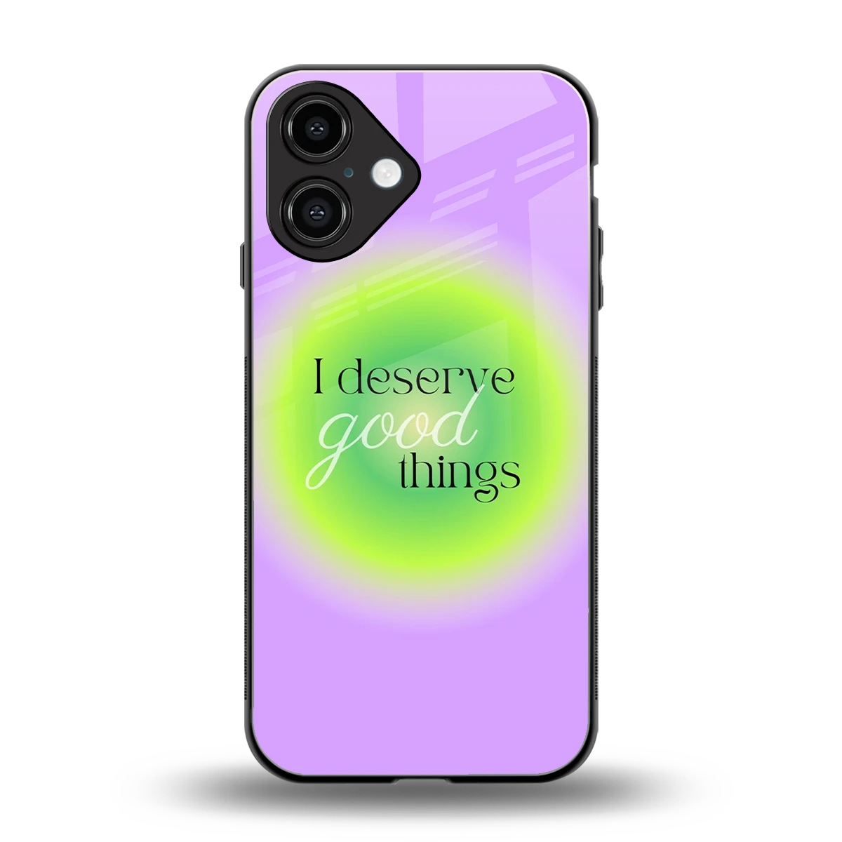 Worthy Glow back phone cover | glass case for iphone 16