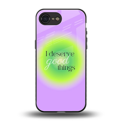 Worthy Glow back phone cover | glass case for iphone 16e