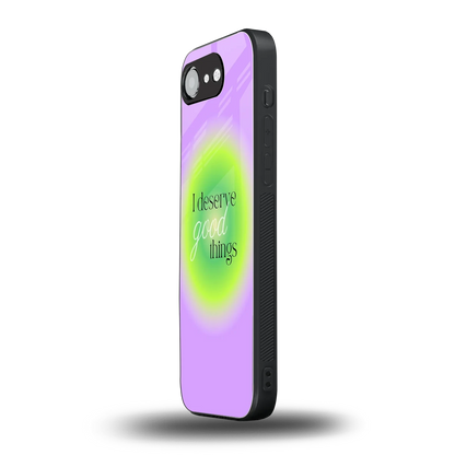 Worthy Glow iphone 16e mobile cover | shockproof glass phone case