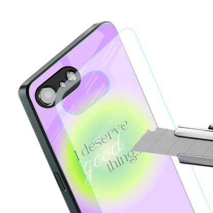 Worthy Glow stylish phone case for iphone 17e | glossy glass and slim fit