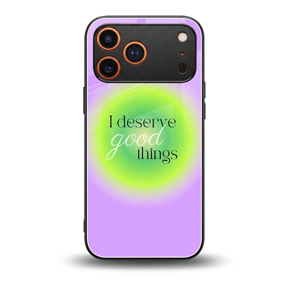 Worthy Glow back phone cover | glass case for iphone 17 pro