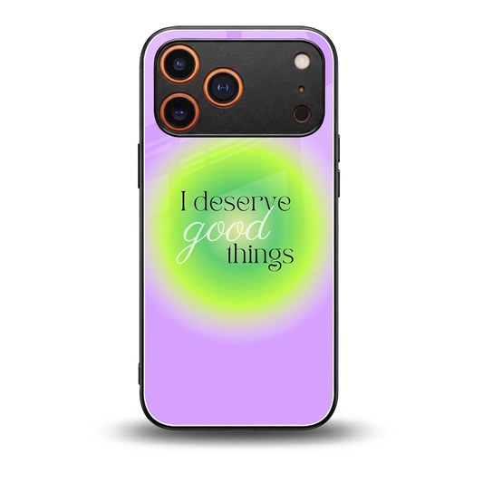 Worthy Glow back phone cover | glass case for iphone 17 pro max