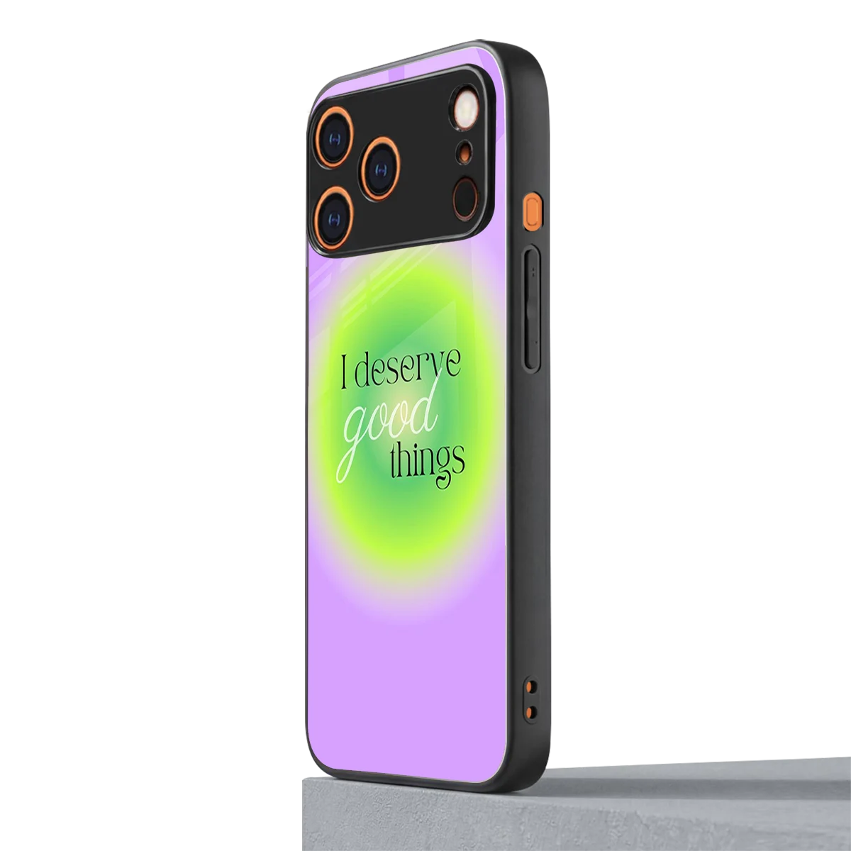 Worthy Glow iphone 17 pro mobile cover | shockproof glass phone case