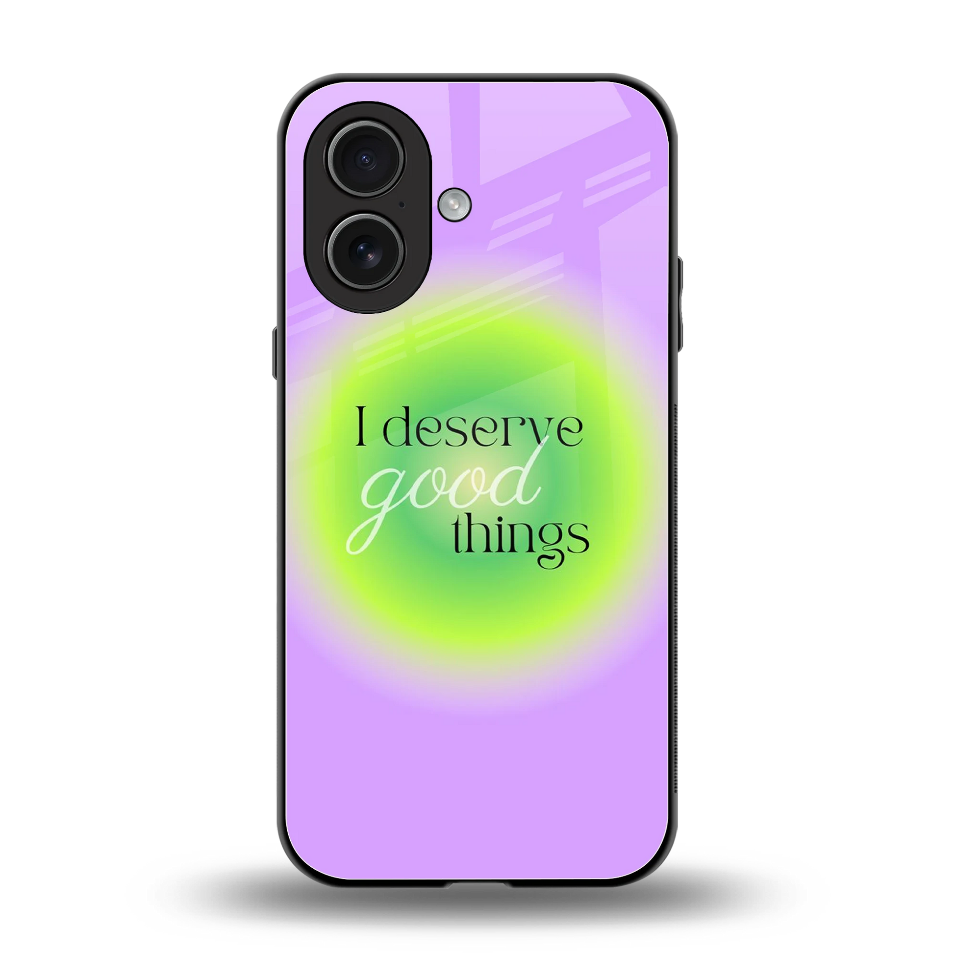 Worthy Glow back phone cover | glass case for iphone 17
