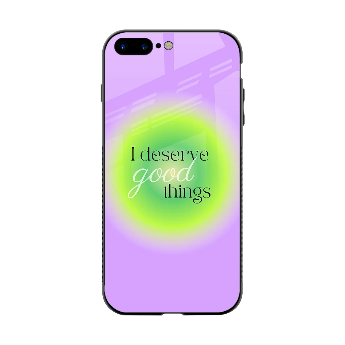Worthy Glow back phone cover | glass case for iphone 8 plus