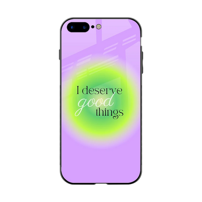Worthy Glow back phone cover | glass case for iphone 8 plus