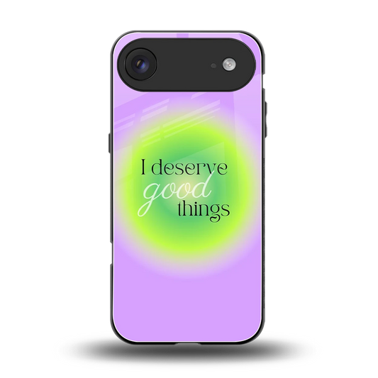 Worthy Glow back phone cover | glass case for iphone air