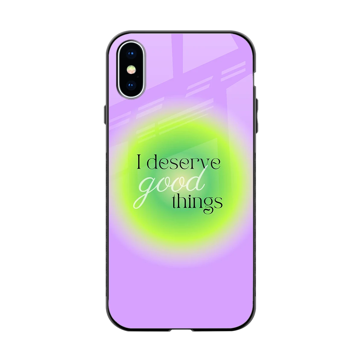 Worthy Glow back phone cover | glass case for iphone x