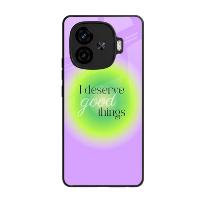 Worthy Glow back phone cover | glass case for iqoo neo 10r 5g