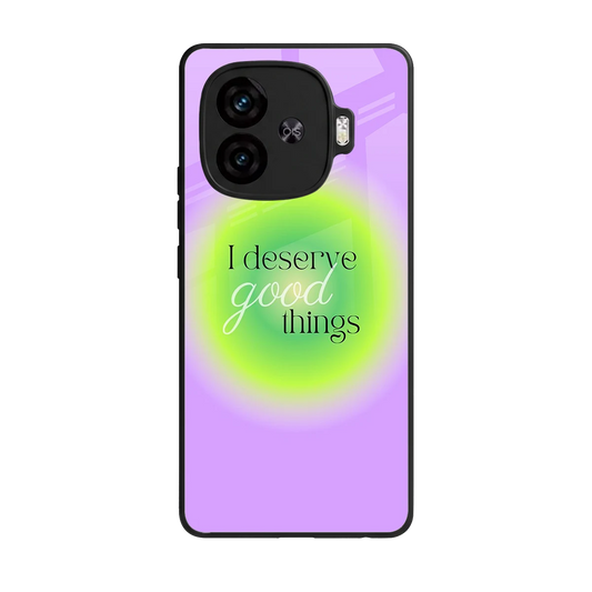 Worthy Glow back phone cover | glass case for iqoo neo 10r 5g