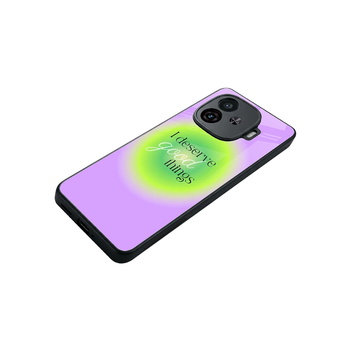 Worthy Glow stylish phone case for iqoo neo 10r 5g | glossy glass and slim fit
