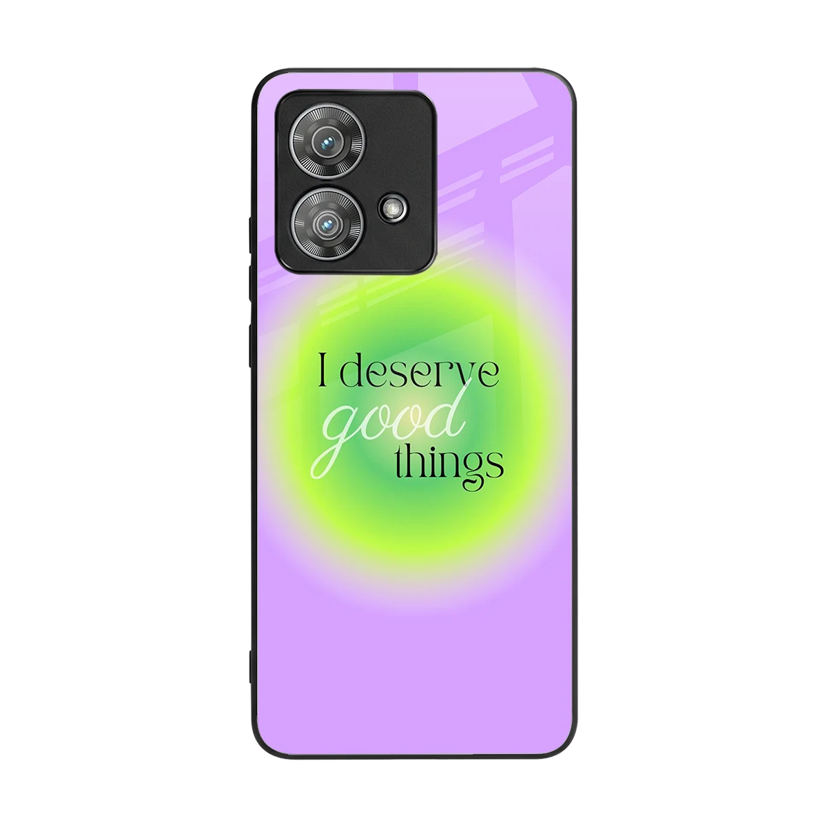 Worthy Glow back phone cover | glass case for motorola edge 40 neo 5g