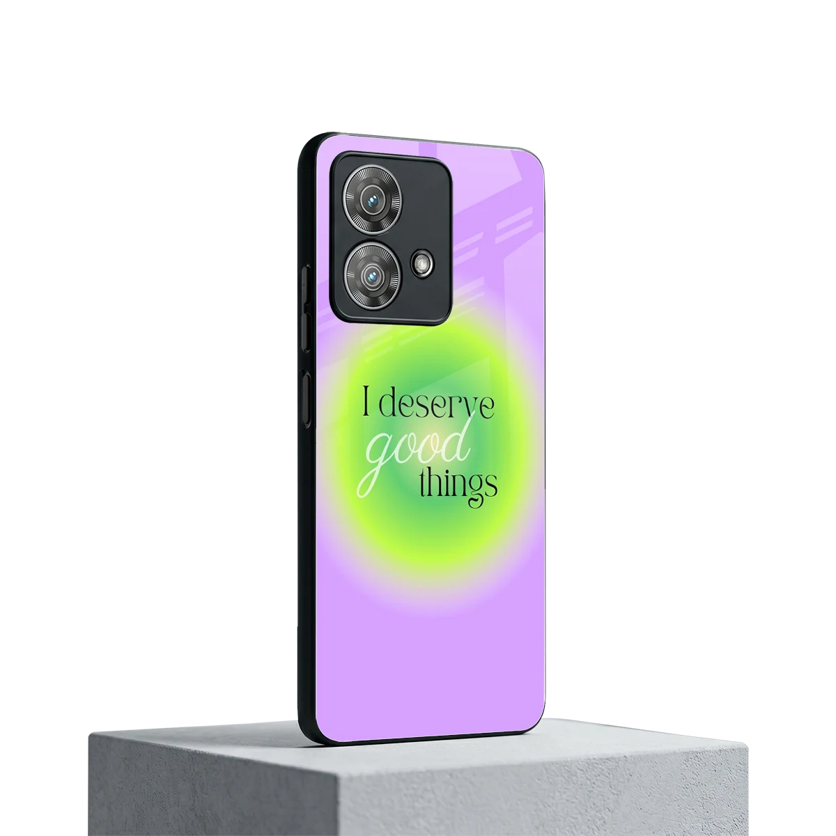 Worthy Glow motorola edge 40 neo 5g mobile cover | shockproof glass phone case