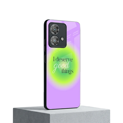 Worthy Glow motorola edge 40 neo 5g mobile cover | shockproof glass phone case