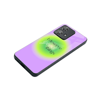 Worthy Glow stylish phone case for motorola edge 40 neo 5g | glossy glass and slim fit