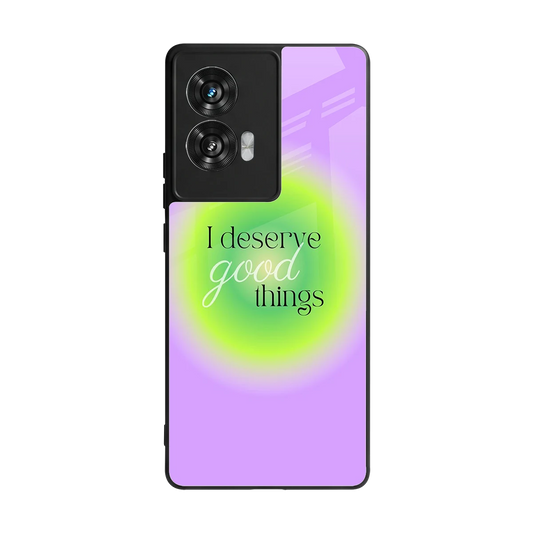 Worthy Glow back phone cover | glass case for motorola edge 50 fusion