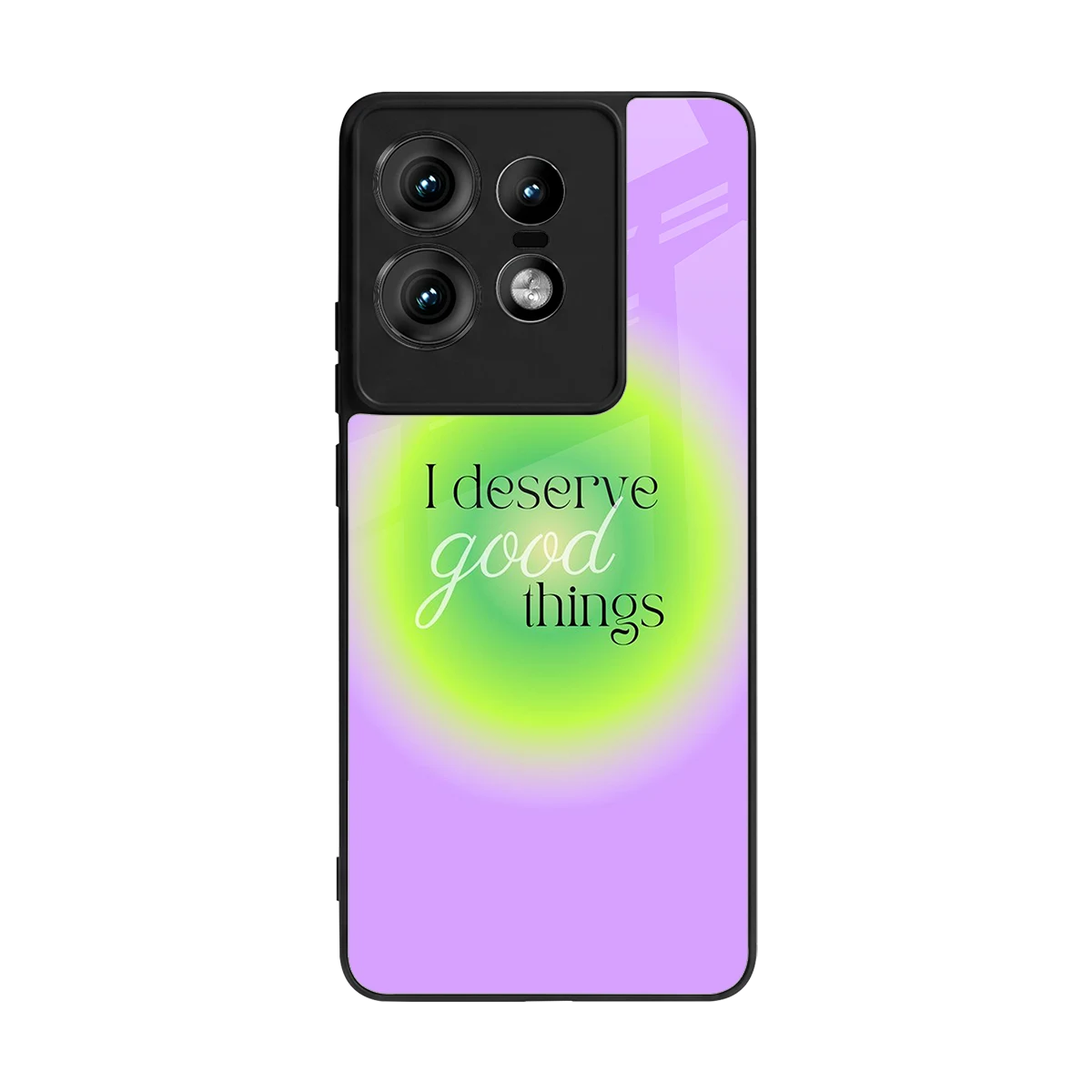 Worthy Glow back phone cover | glass case for motorola edge 50 pro
