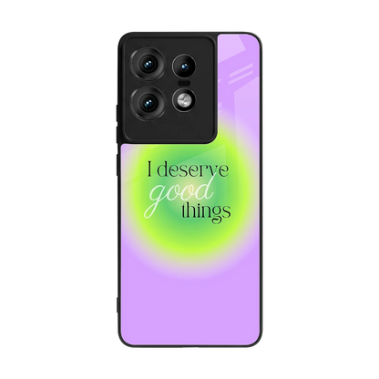 Worthy Glow back phone cover | glass case for motorola edge 50 pro