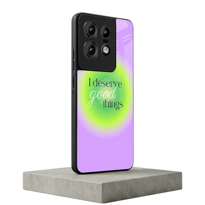 Worthy Glow motorola edge 50 pro mobile cover | shockproof glass phone case
