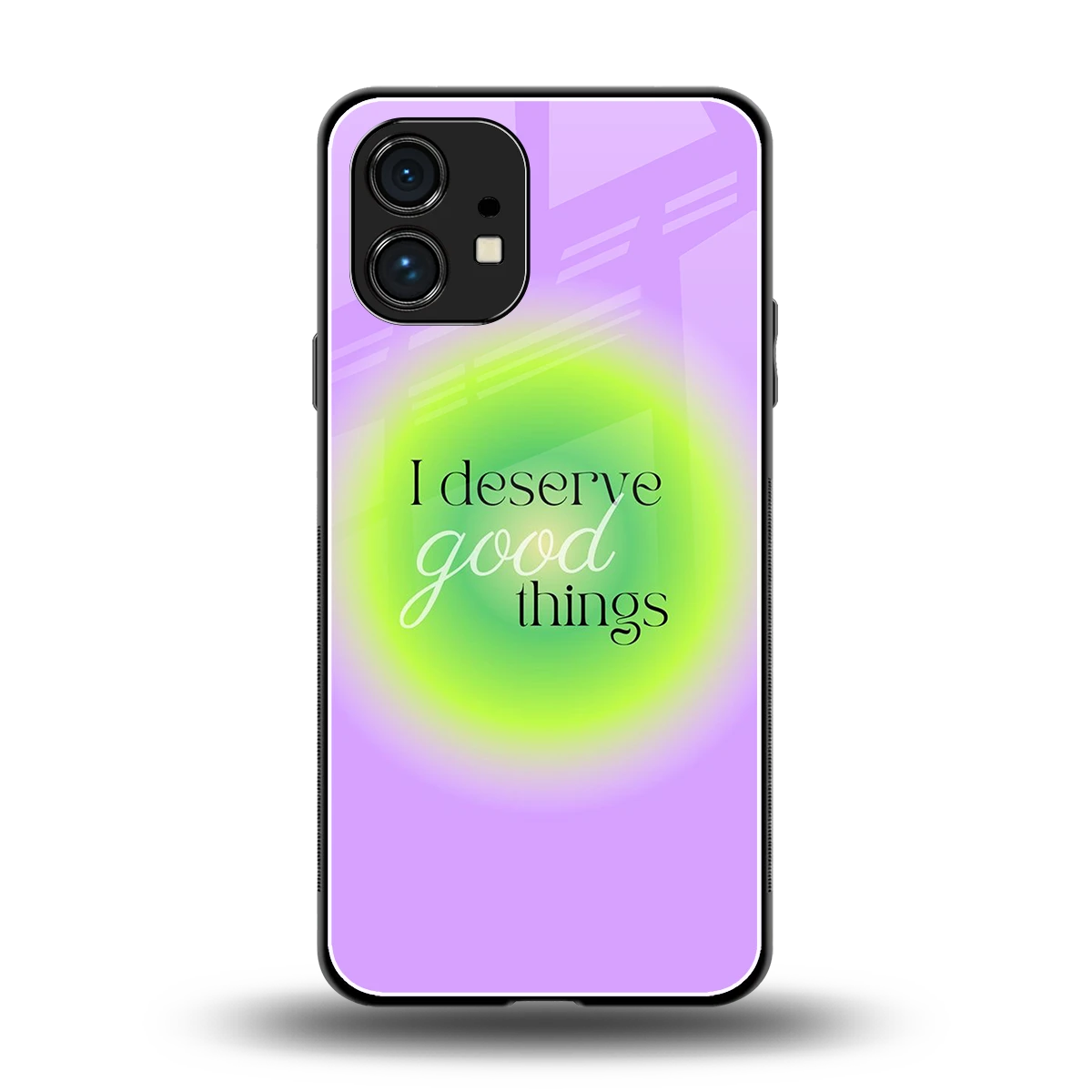 Worthy Glow back phone cover | glass case for nothing phone 1