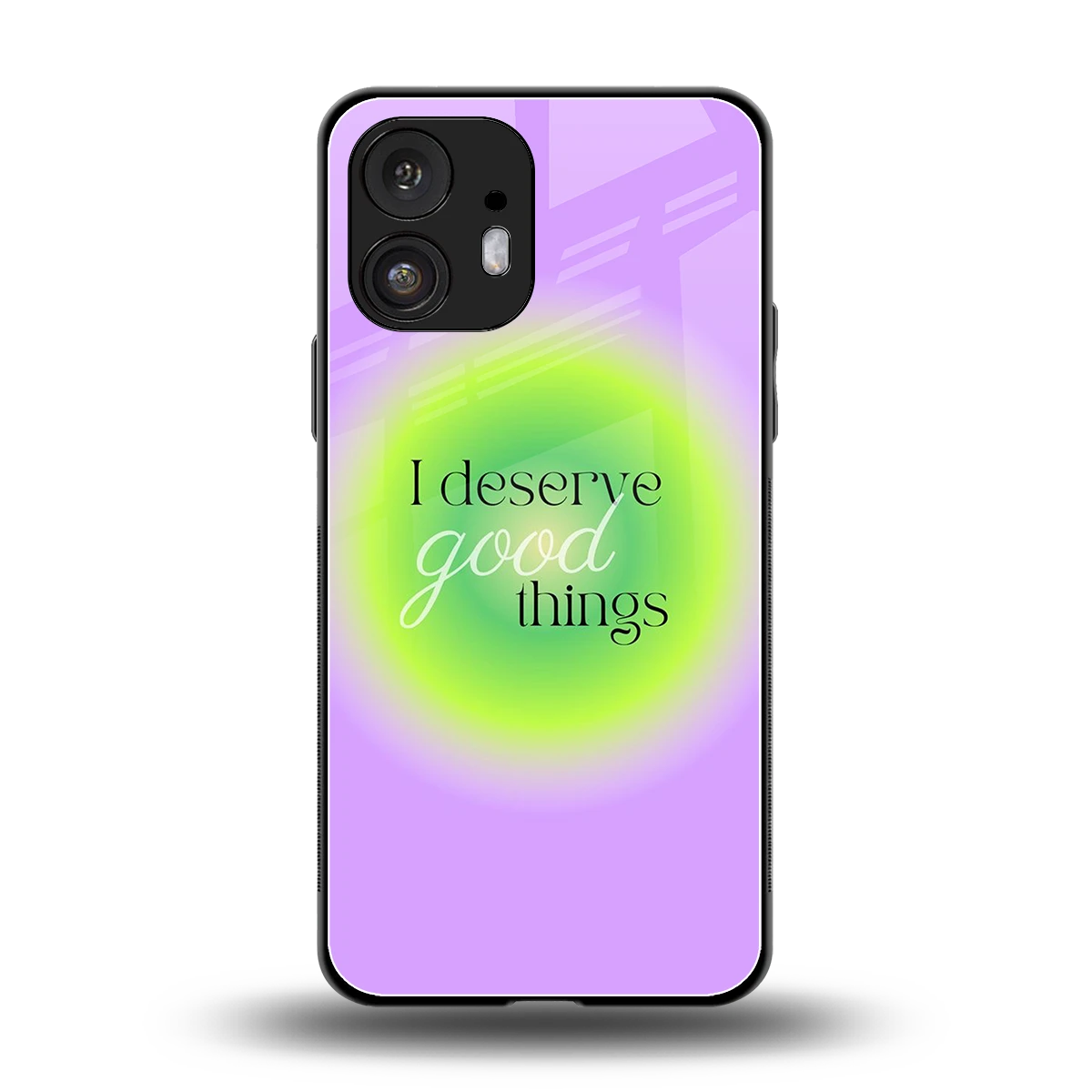 Worthy Glow back phone cover | glass case for nothing phone 2
