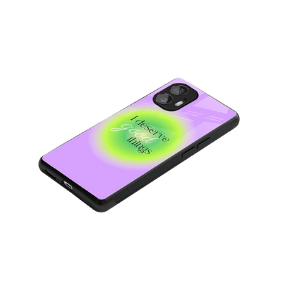 Worthy Glow stylish phone case for nothing phone 2 | glossy glass and slim fit
